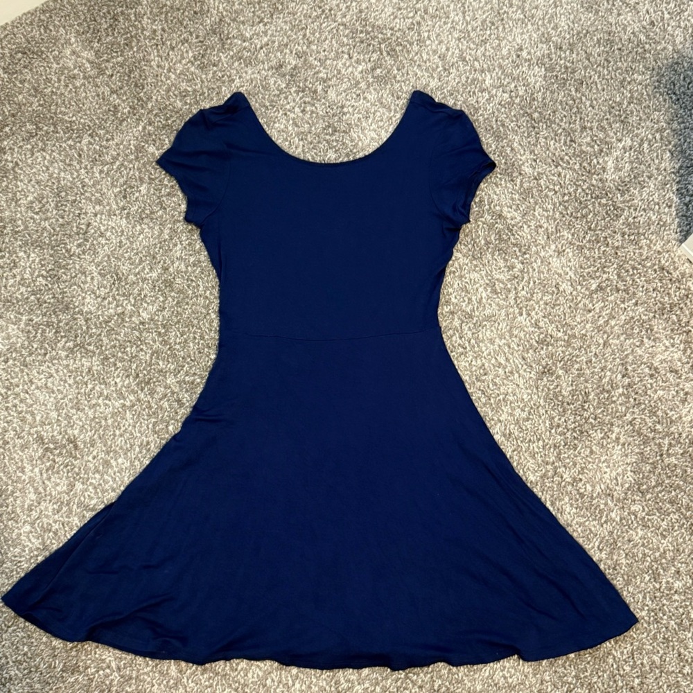 Express Navy Blue Women's Dress